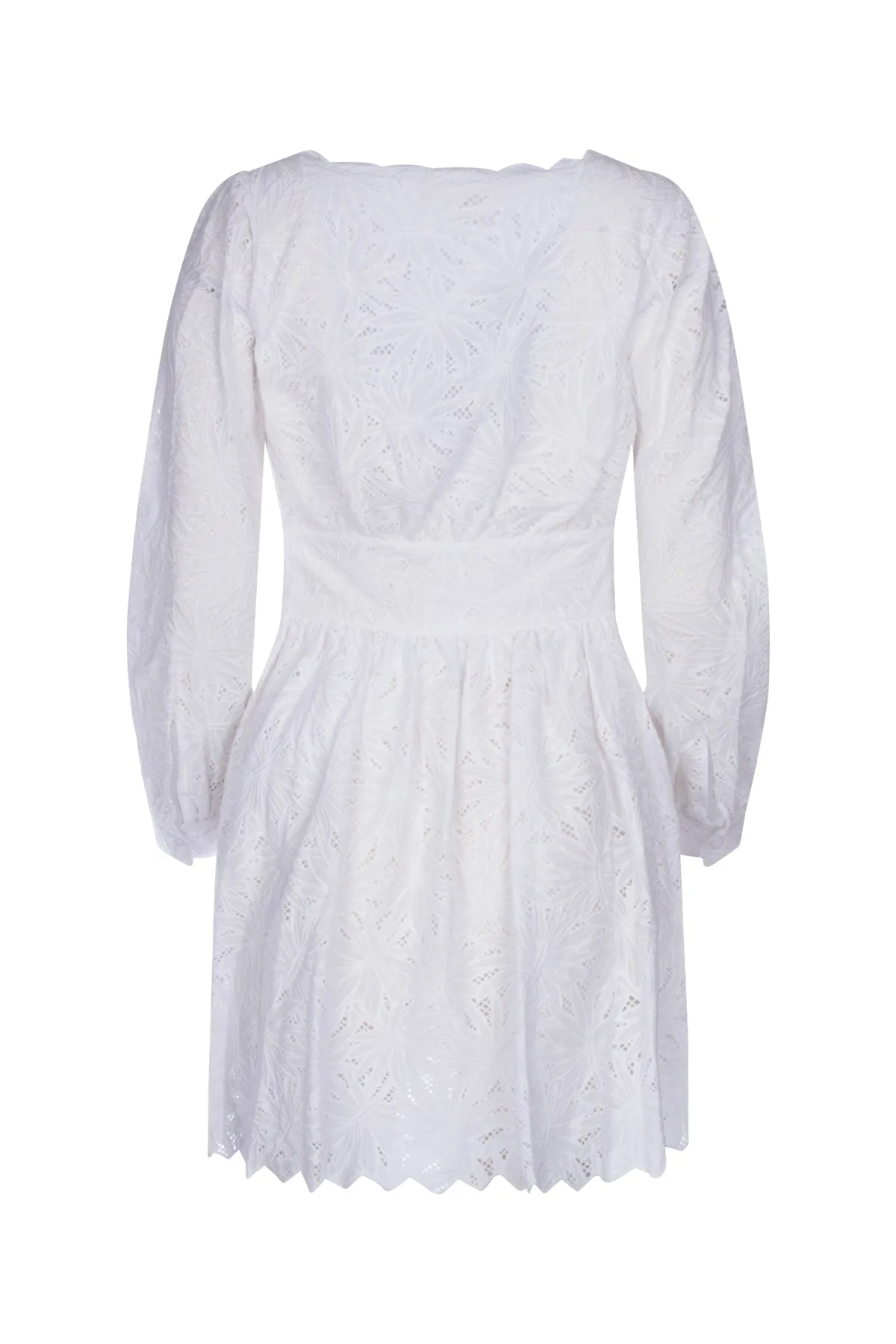 Michael Michael Kors Embroidered V-Neck Dress