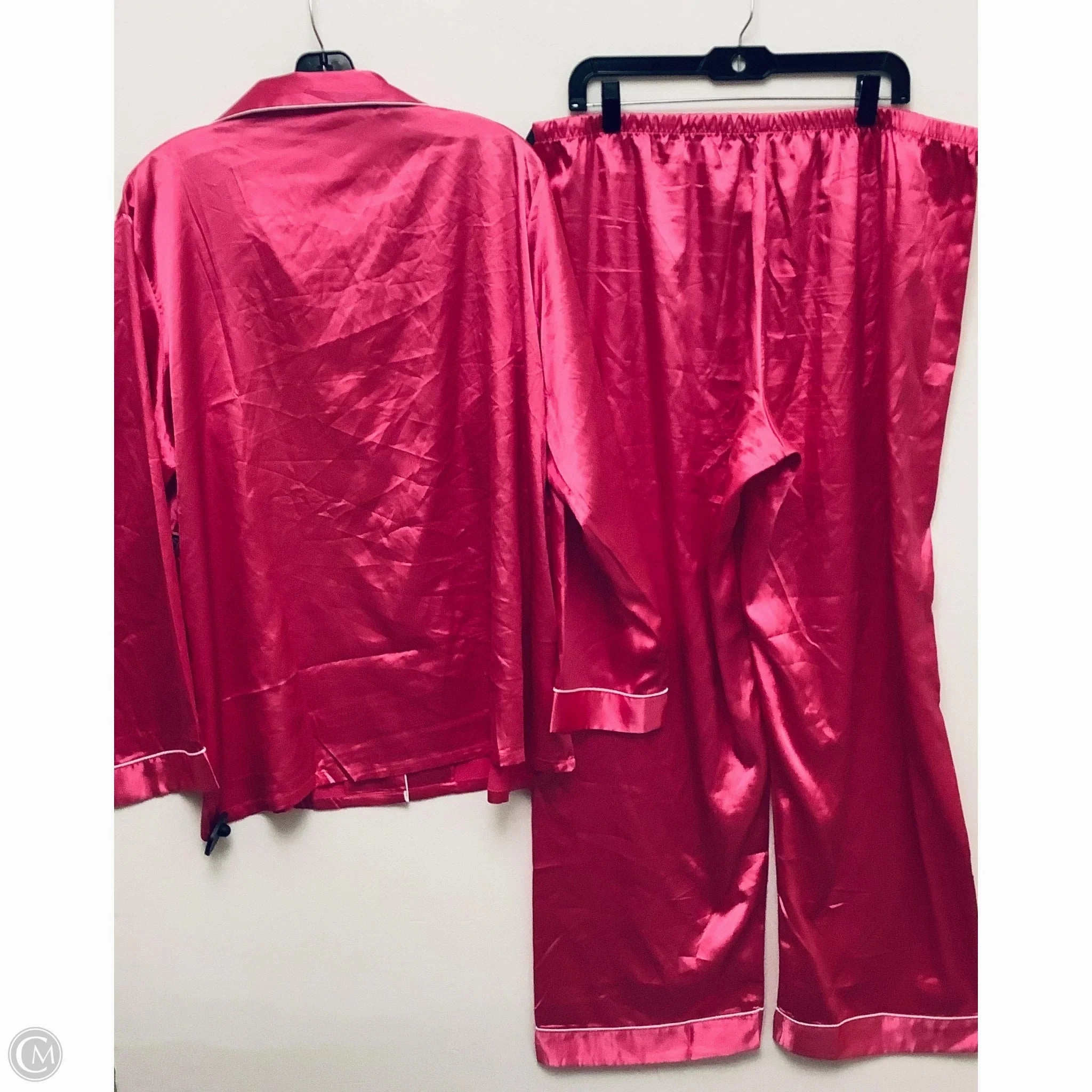 Pajamas 2pc By Clothes Mentor In Pink, Size: 2x