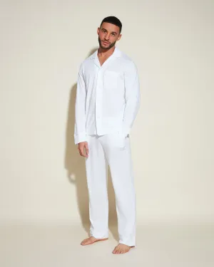 Pigiama Classico Da Uomo Con Top  Maniche Lunghe E Pantaloni