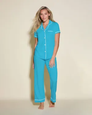Pigiama Con Top A Maniche Corte E Pantaloni