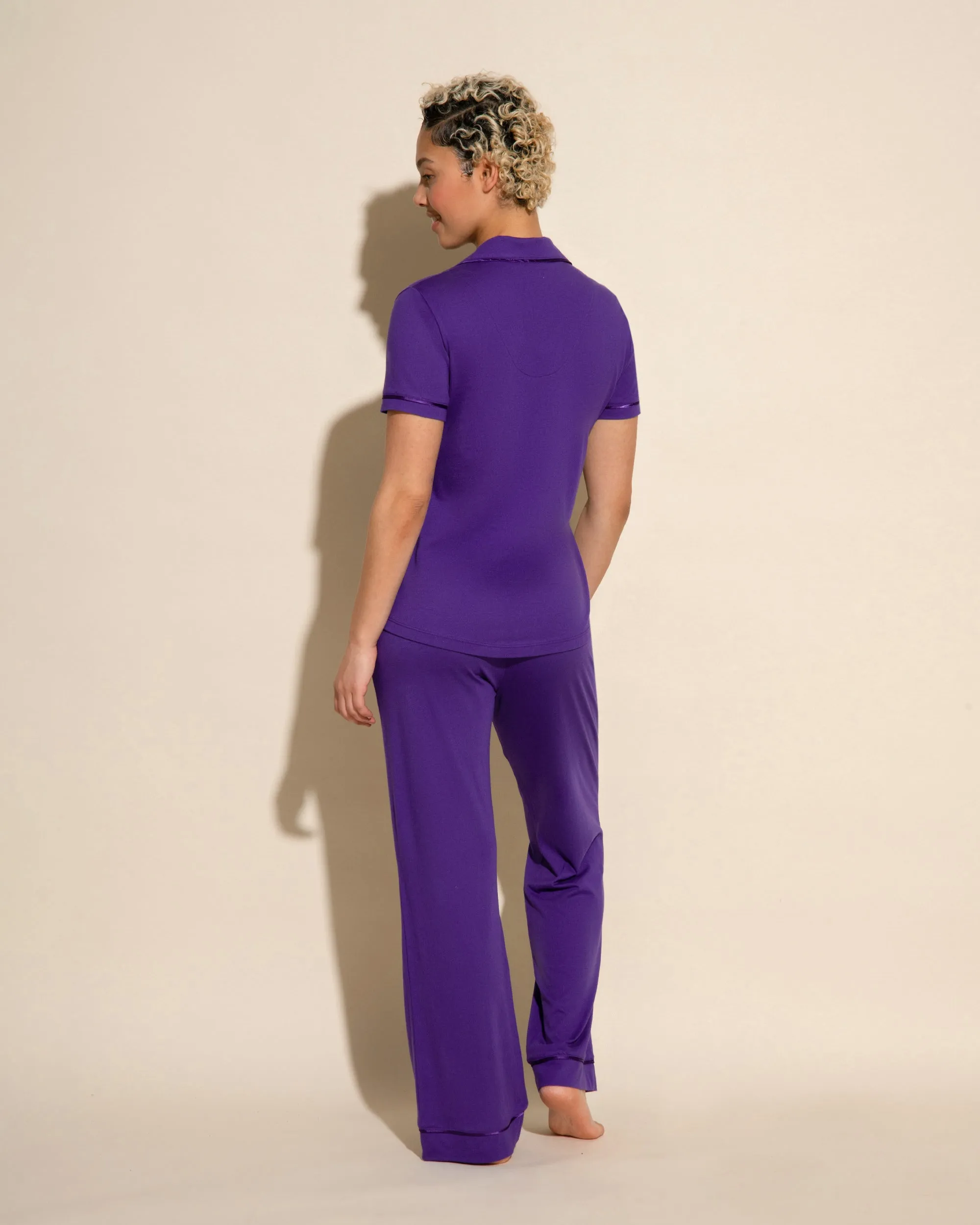 Pigiama Con Top A Maniche Corte E Pantaloni