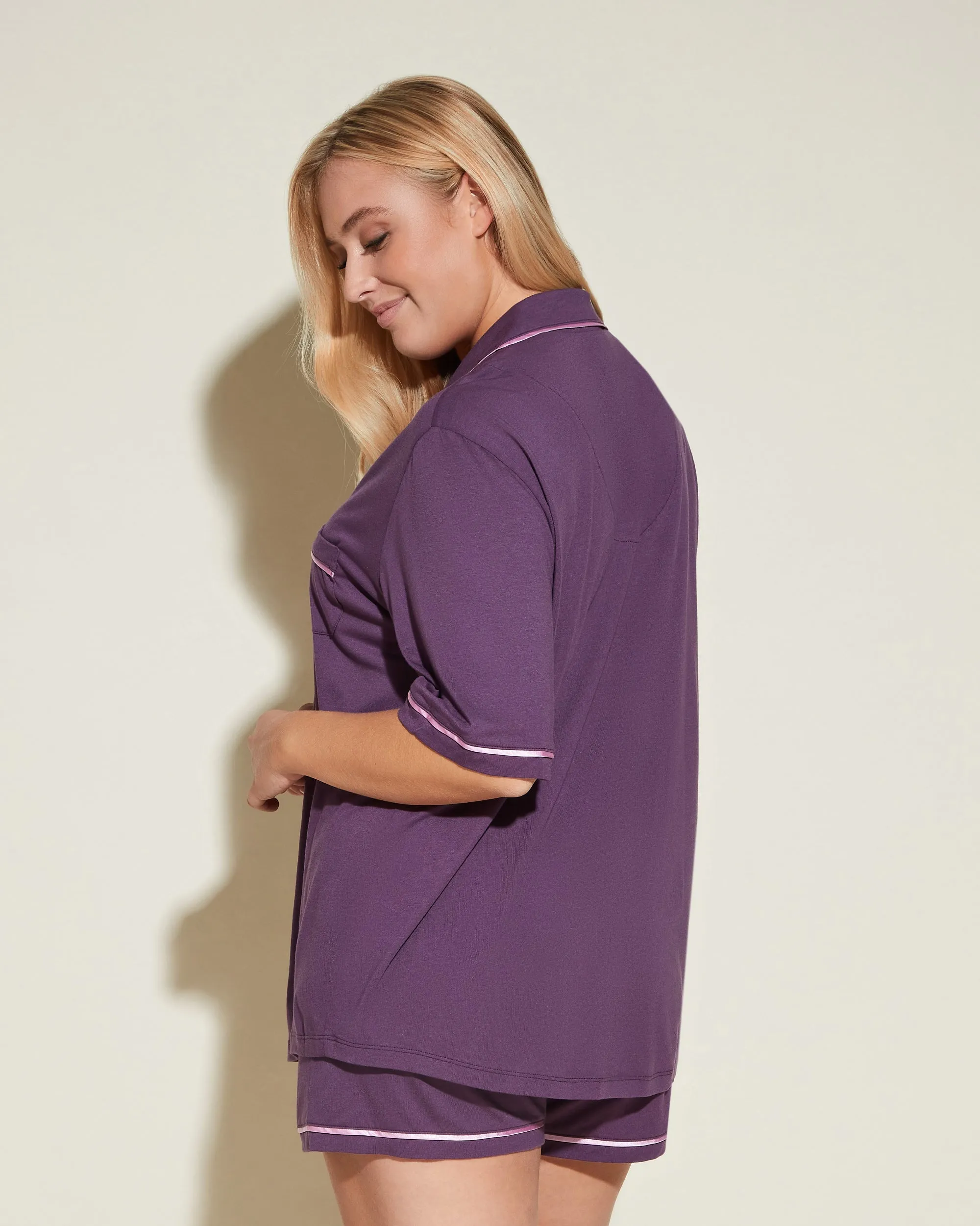 Pigiama Con Top A Maniche Lunghe E Boxer