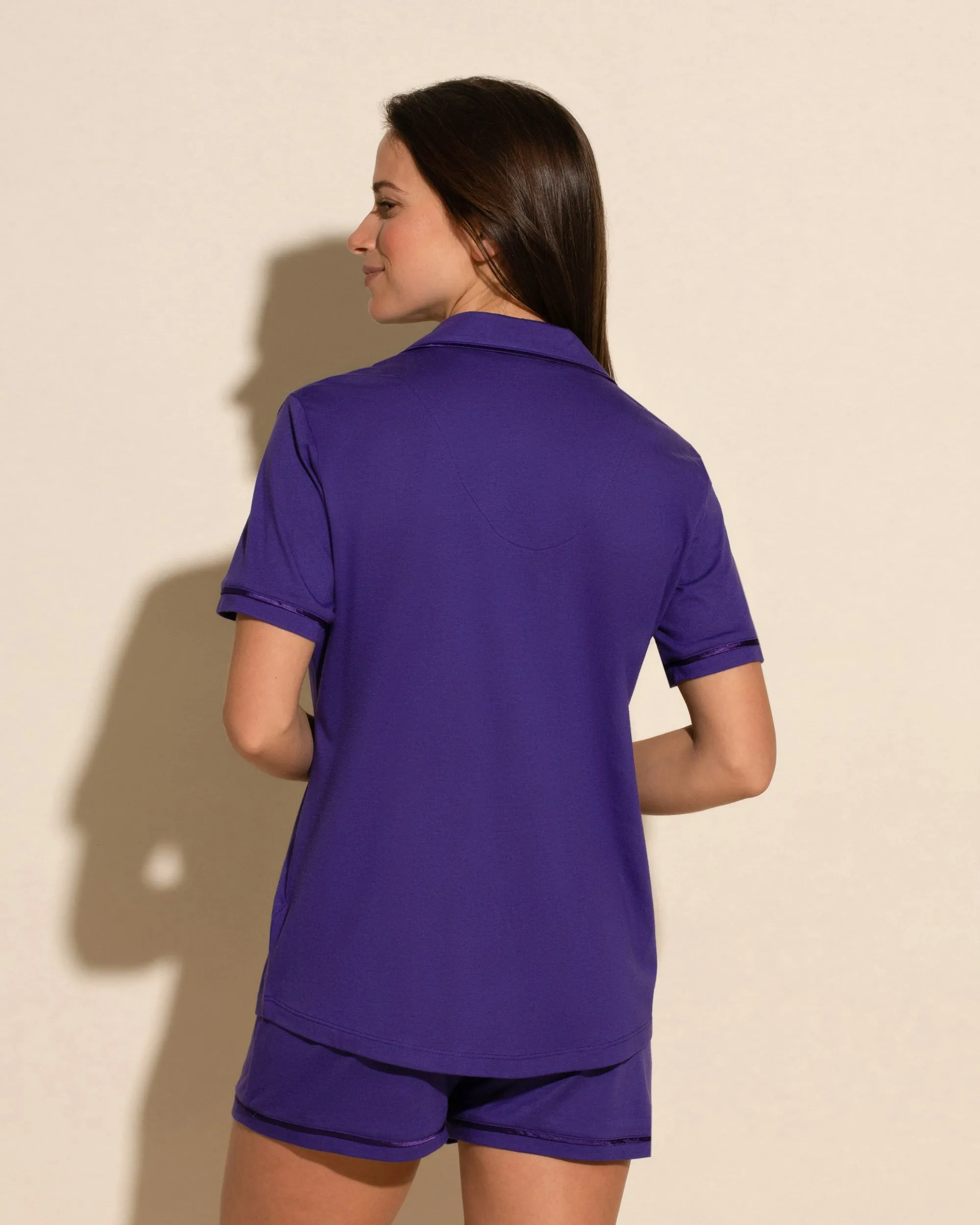 Pigiama Con Top A Maniche Lunghe E Boxer
