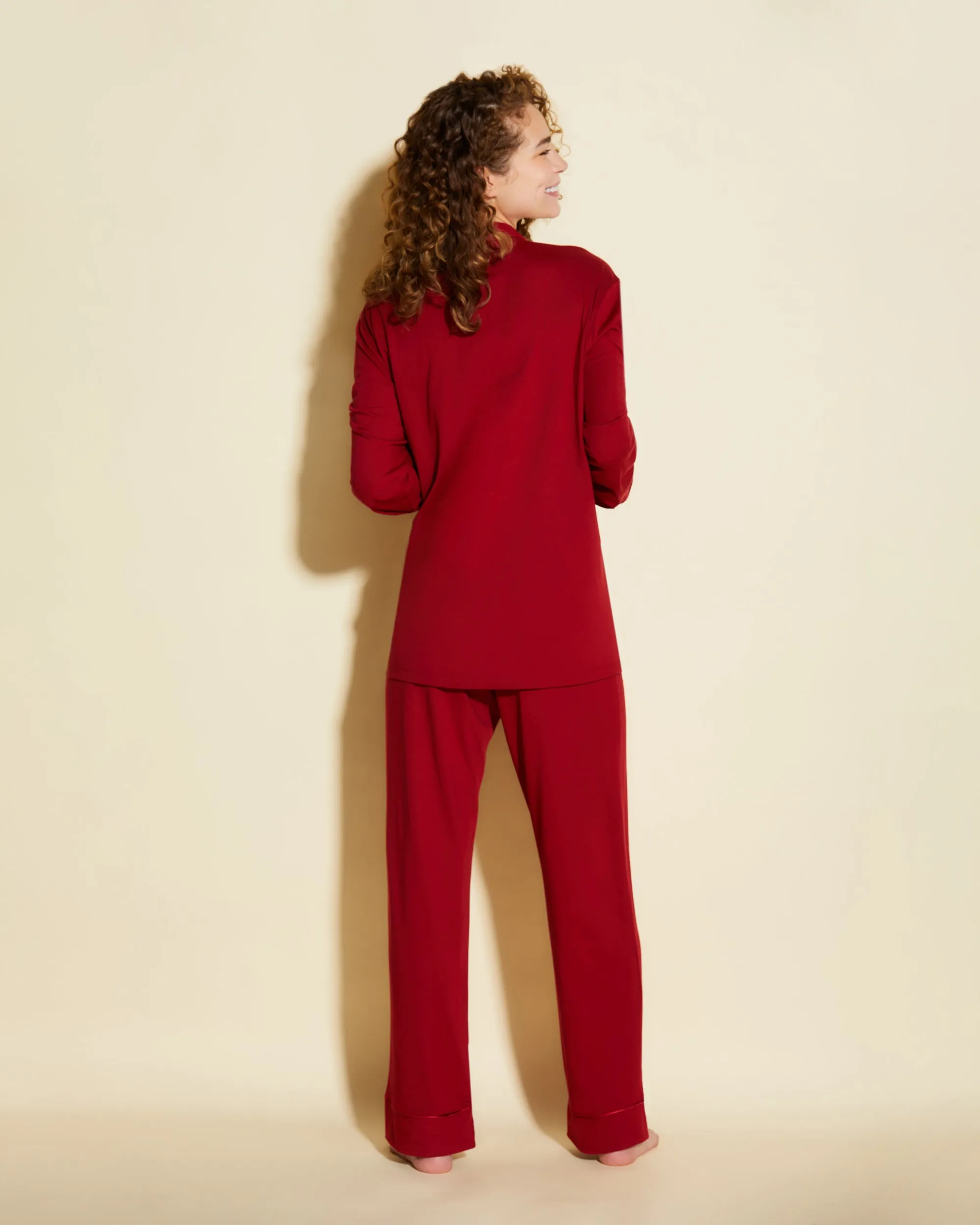 Pigiama Con Top A Maniche Lunghe E Pantaloni