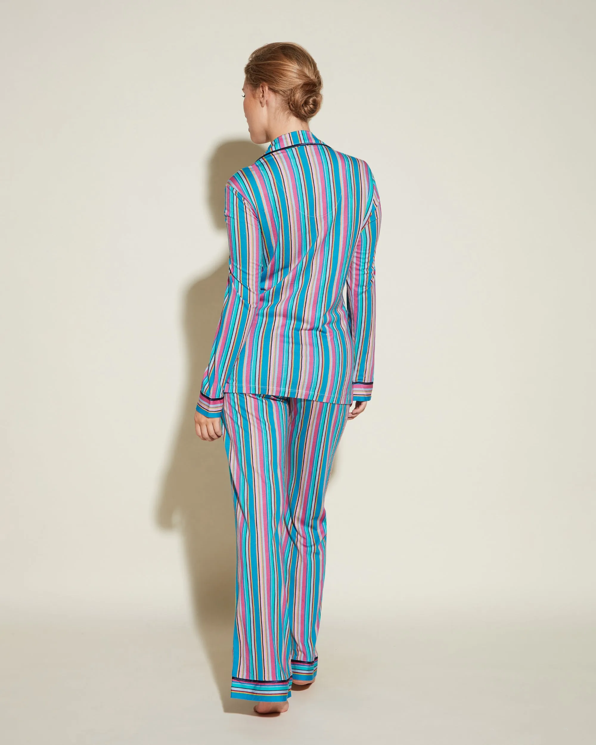Pigiama Con Top A Maniche Lunghe E Pantaloni