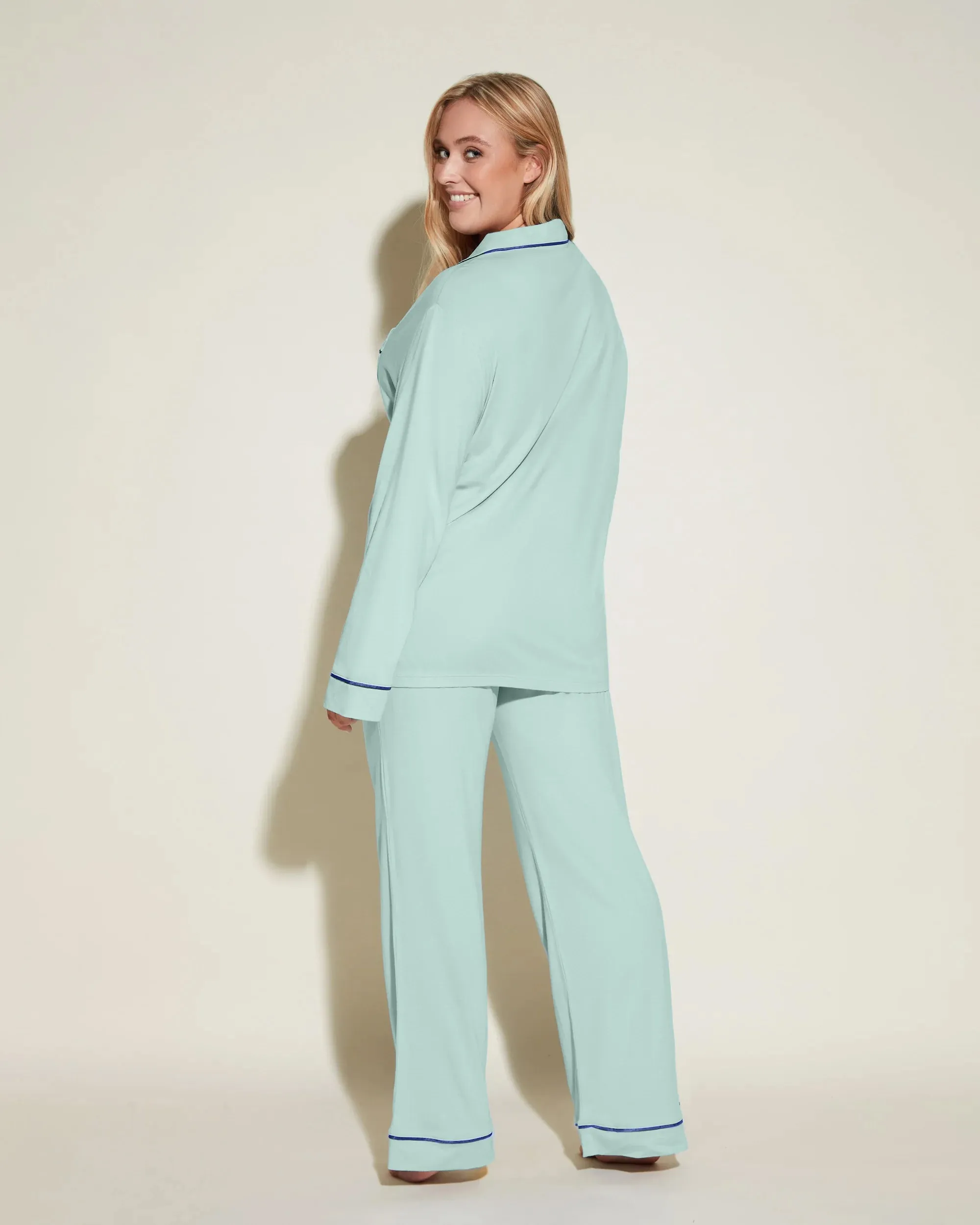 Pigiama Con Top A Maniche Lunghe E Pantaloni