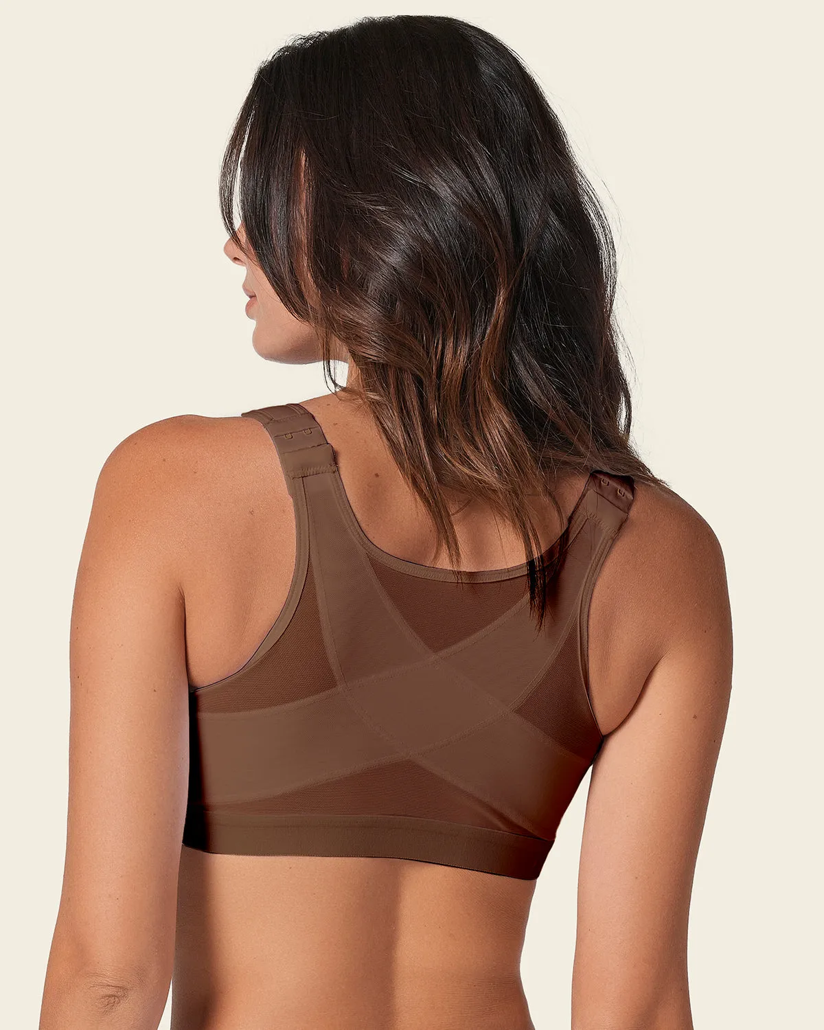 Post-Surgical Wireless Bra with Front Closure