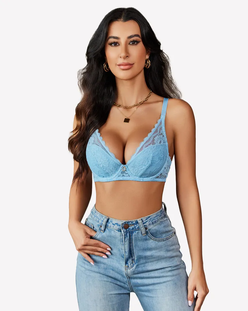 Push Up Bralettes with Underwire