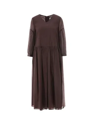 'S Max Mara V-Neck Midi Dress