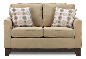 Sand Castle Loveseat - Light Brown