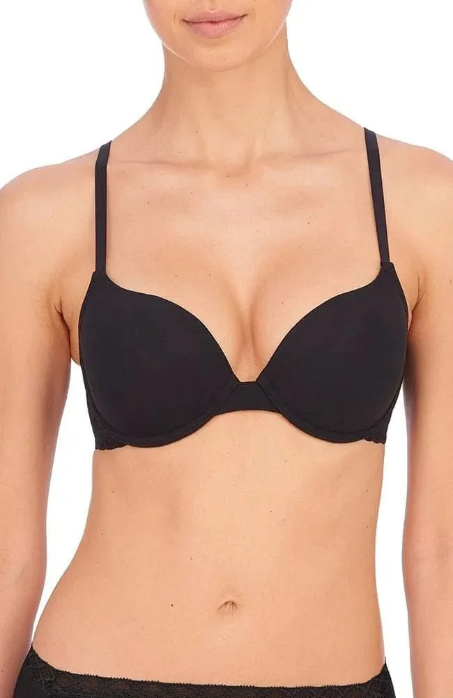 Sheer Glamour Push Up Underwire Bra