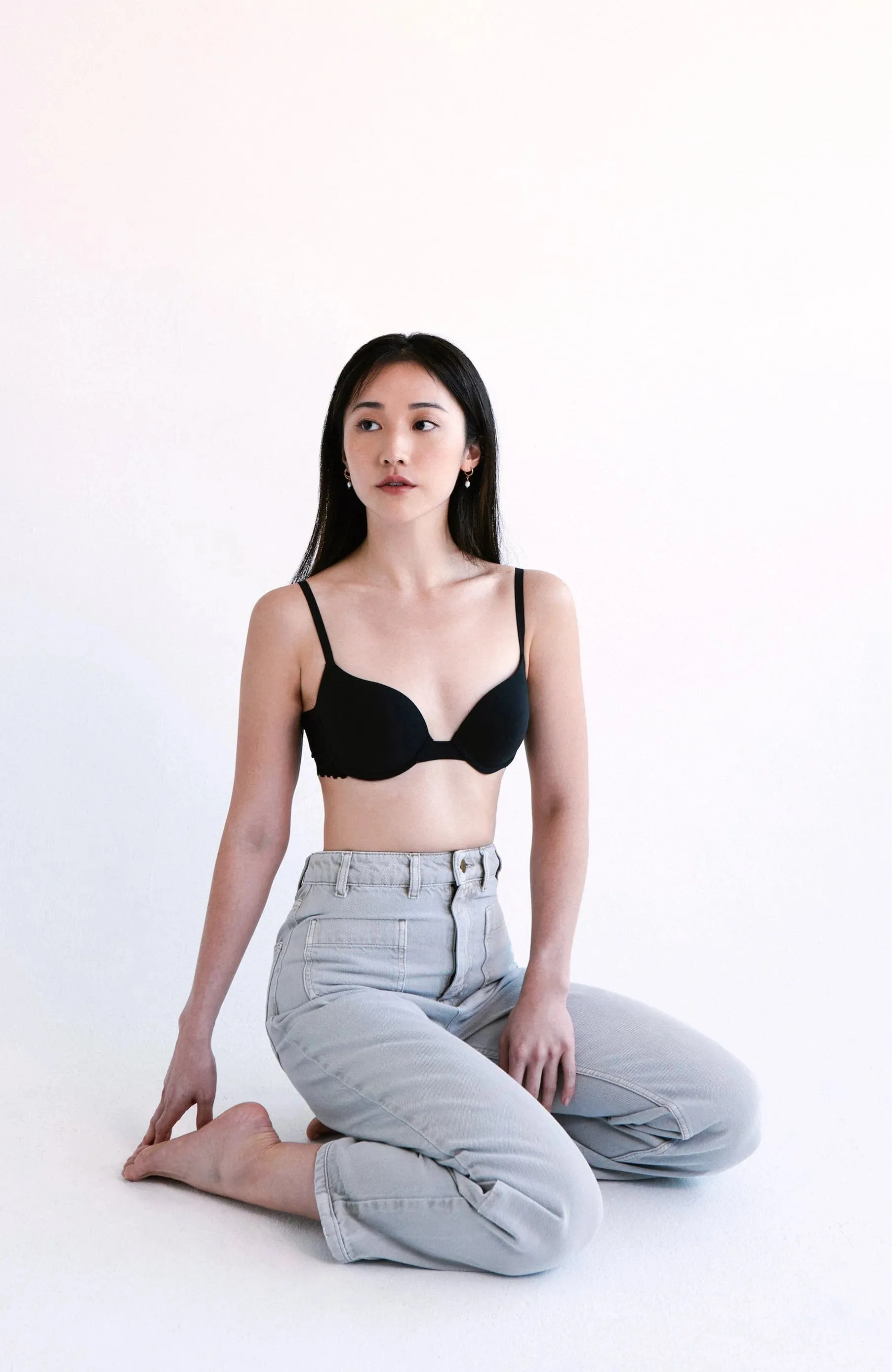 Sheer Glamour Push Up Underwire Bra