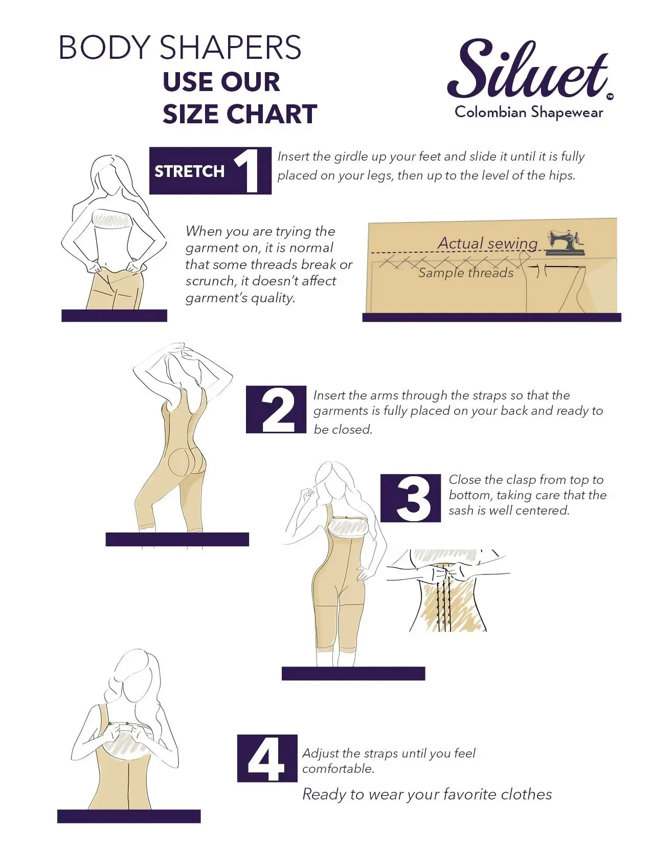 Siluet 9005 High Waist Thigh Slimmer – Colombian Shapewear for Tummy Control & Butt Lifting