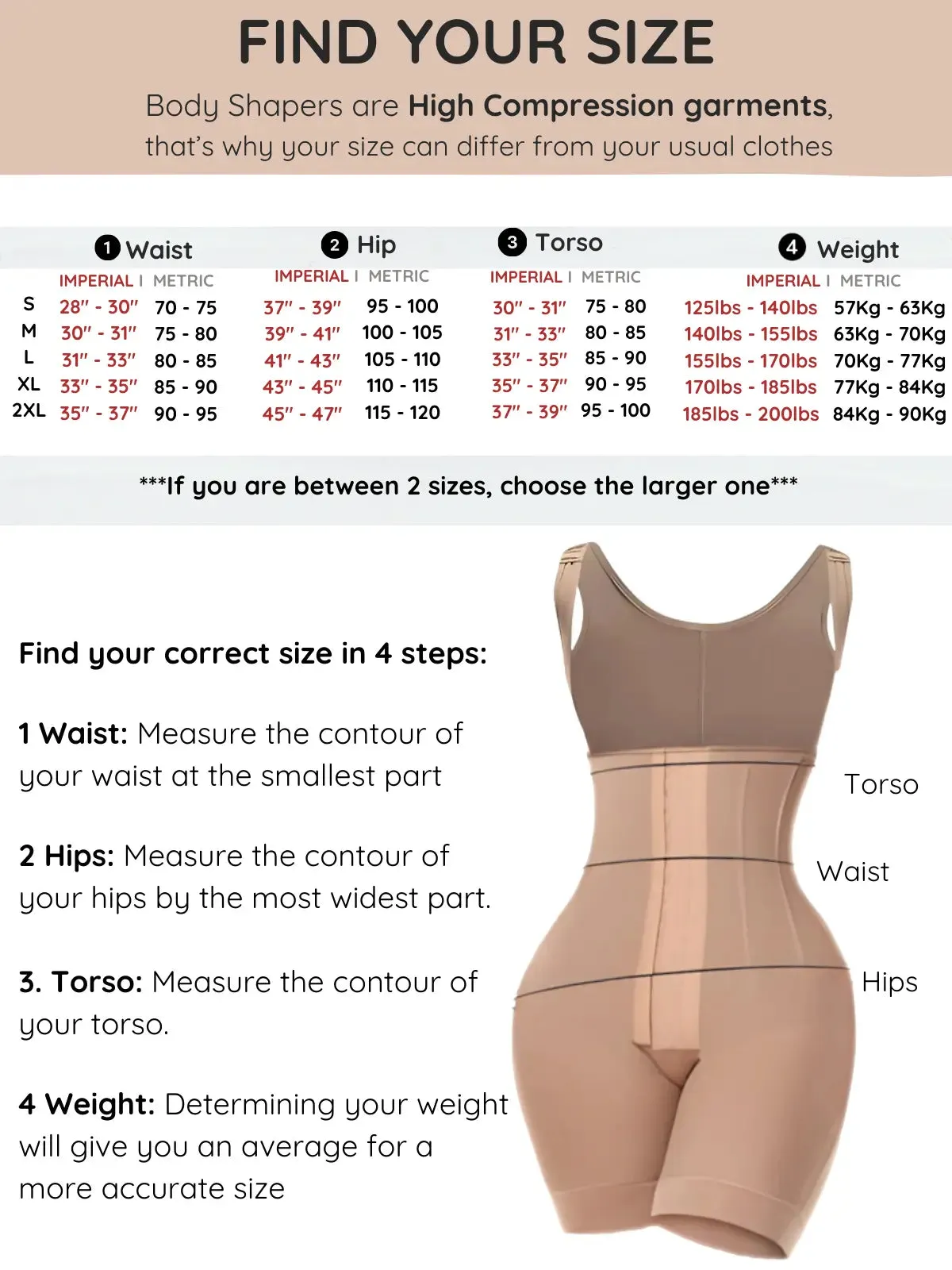 Siluet High-Compression Daily Shapewear with Boning for a Sculpted Silhouette