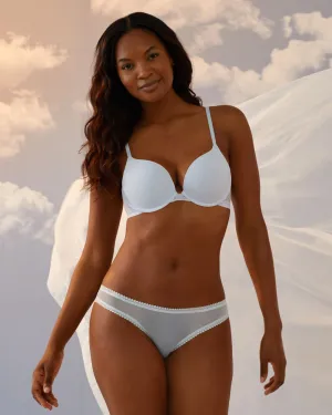 Sleek Micro Push Up Bra with Lace