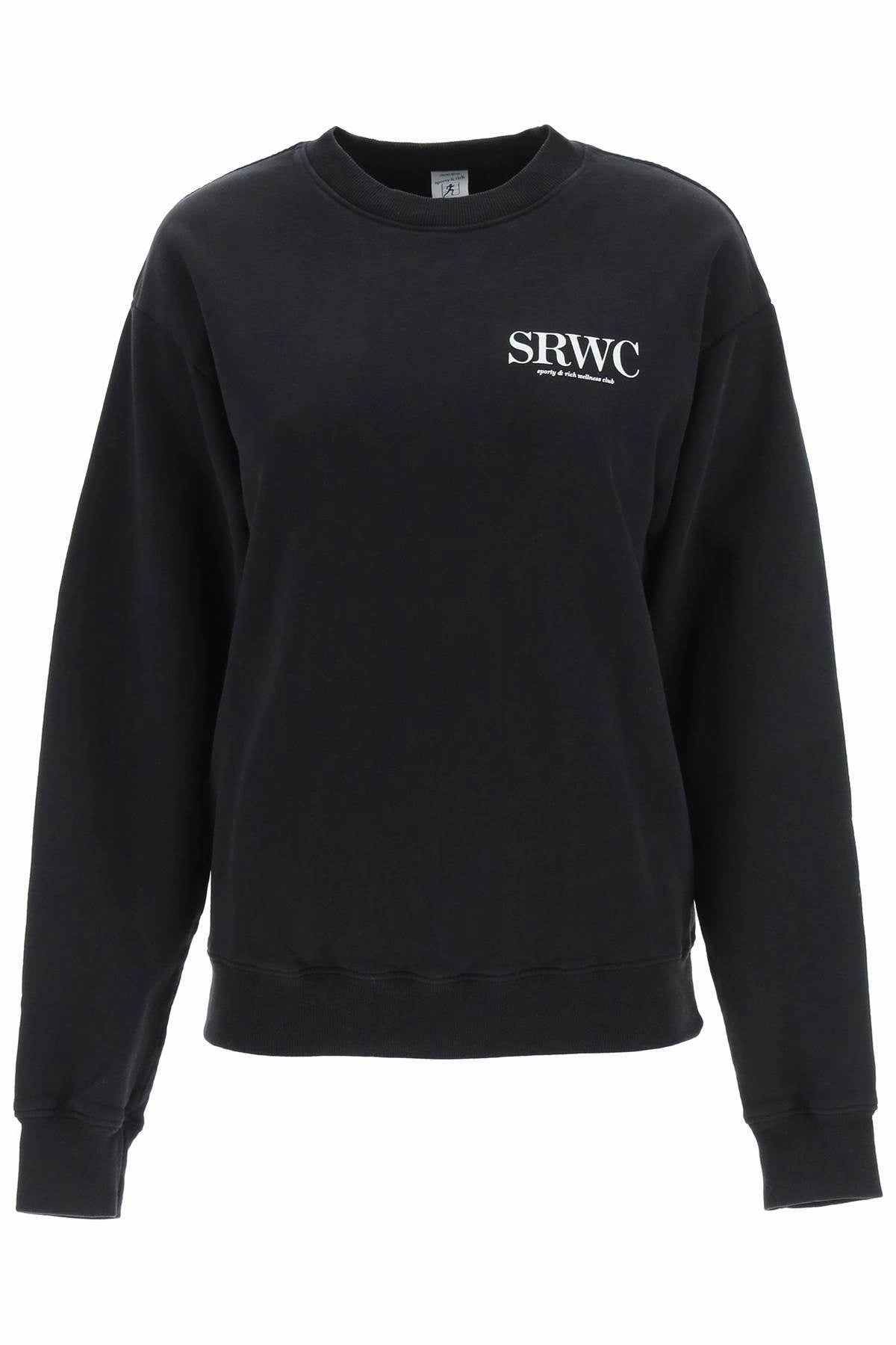 Sporty & Rich Logo Printed Crewneck Sweatshirt