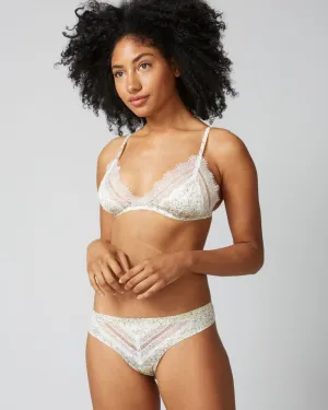 Stretch Satin Thong