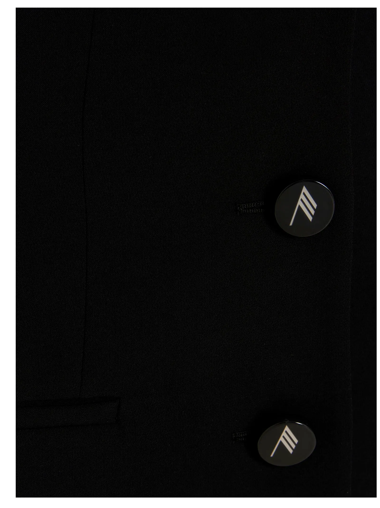 The Attico Halterneck V-Neck Mini Dress