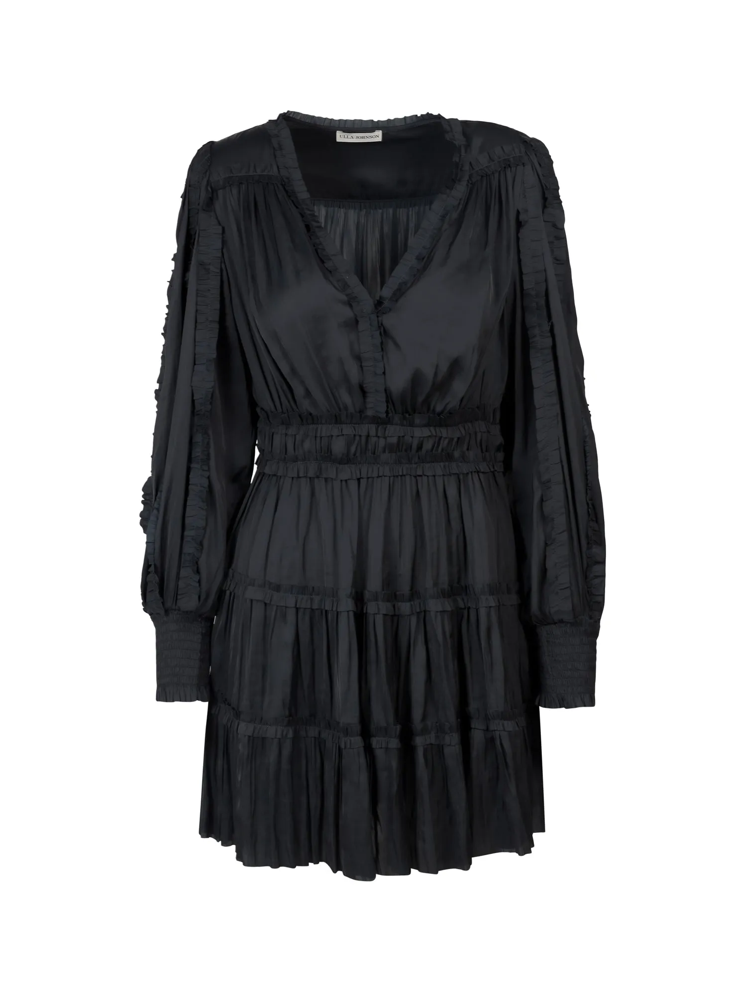 Ulla Johnson Amara V-Neck Long Sleeved Dress