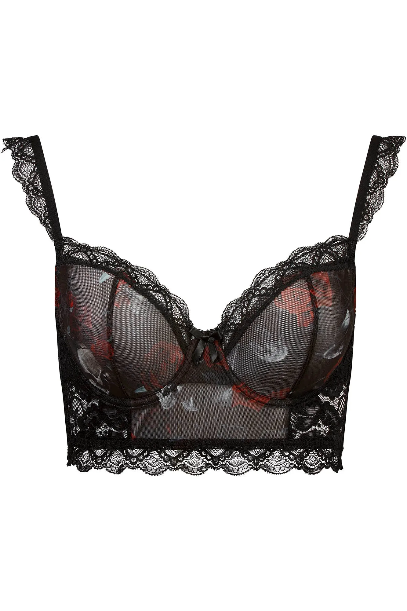 Wild Rose Mesh Bra
