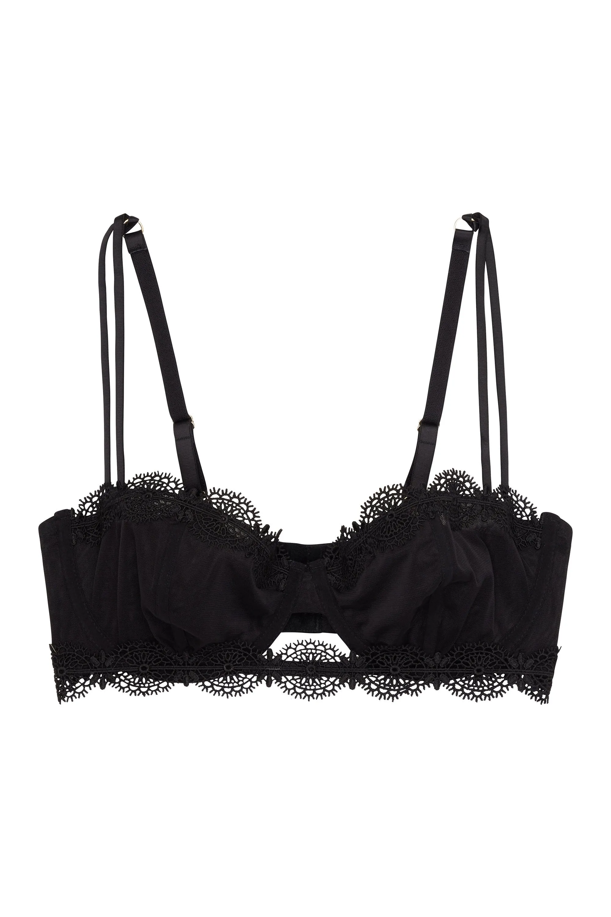 WW x Charlotte McKinney Astrid Mesh lace balcony bra B - F